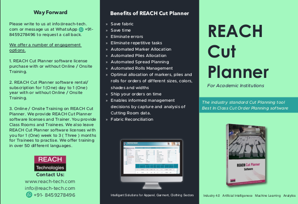 REACH Cut Planner Academic Institutions Brochure